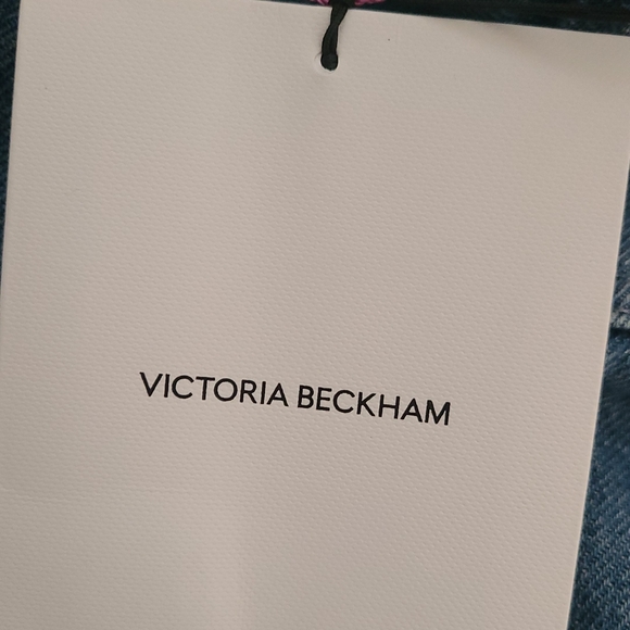 Victoria Beckham Light Blue Wide Leg Jeans - Picture 3 of 11